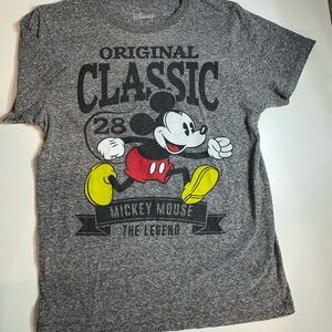 Disney Original Classic Mickey Mouse Gray T-Shirt szS
